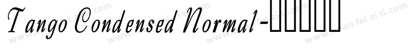 Tango Condensed Normal字体转换